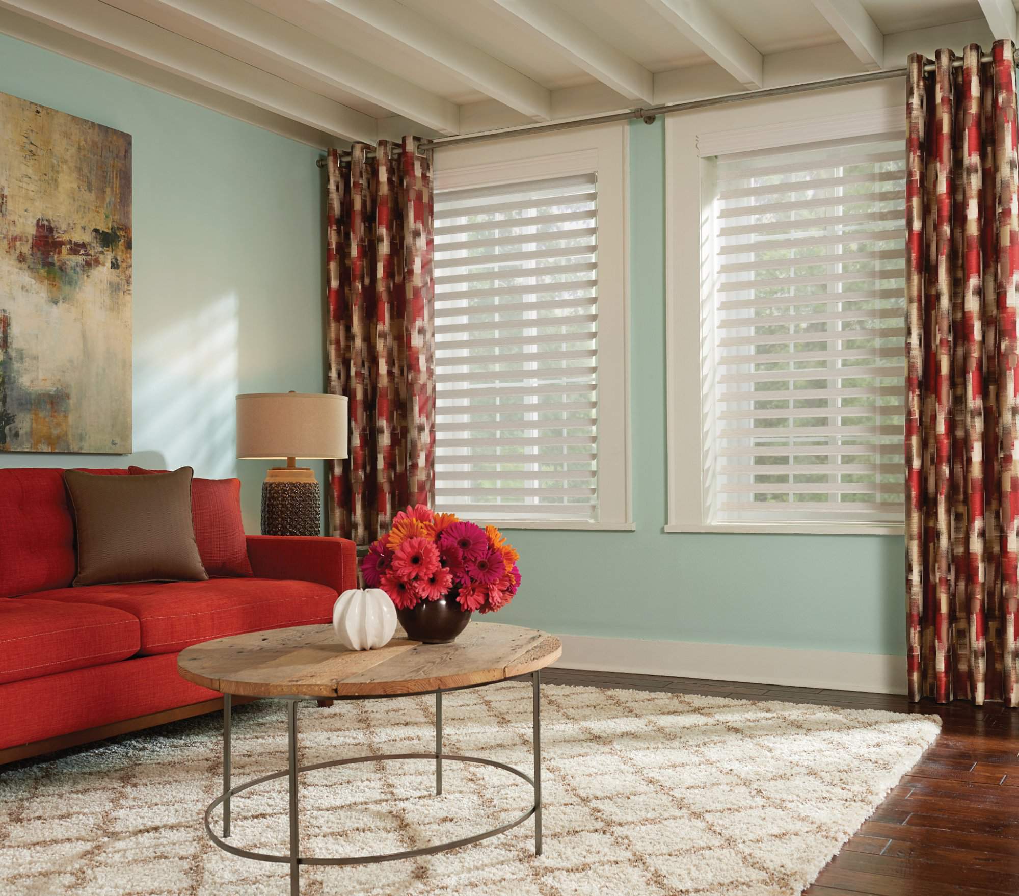 Sheer Shades with Continuous-Loop Lift